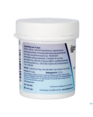 Fer complex vegetat.    caps 60x25mg    deba