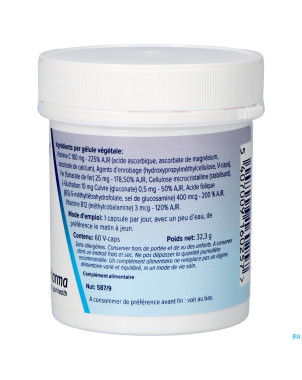 Fer complex vegetat.    caps 60x25mg    deba