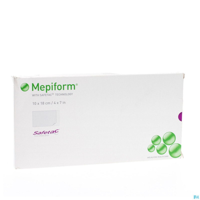 Mepiform pans adh a/cicat. ster 10x18,0cm 1 293400