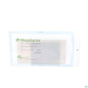 Mepiform pans adh a/cicat. ster 10x18,0cm 1 293400