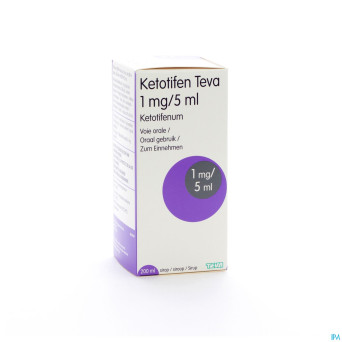 Ketotifen teva sir 200 ml 1mg/5ml