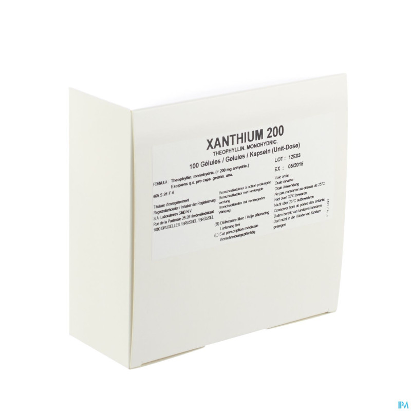 Xanthium caps 100x200mg ud