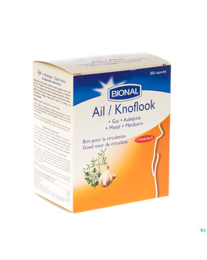 Bional ail+gui+aubepine+vit e    caps 200