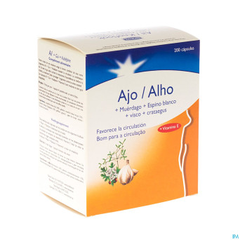 Bional ail+gui+aubepine+vit e    caps 200