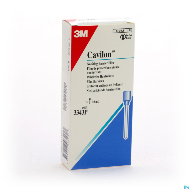 Cavilon film swabs 5x1ml 3343p