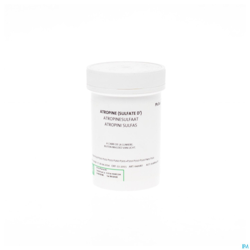 Atropine sulfat ph.eur pdr    1g certa