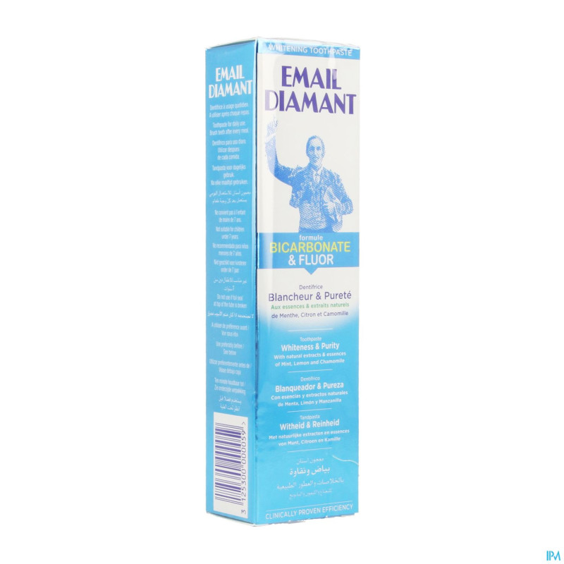 Email diamant dentifrice bicarbonate    50ml