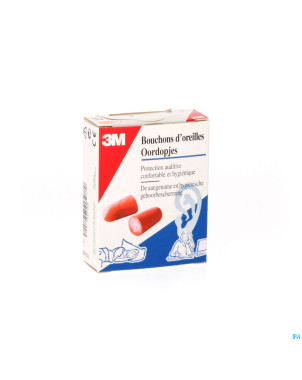 Bouchons oreilles usage unique 3m   2 paires 1100p