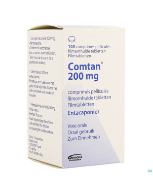 Comtan comp 100 x 200 mg flacon hdpe