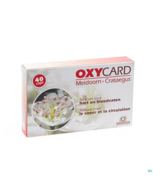 Oxycard extr aubepine gel 40x300mg