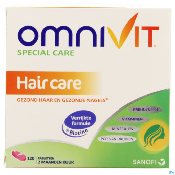 Omnivit cheveux/ haar comp 120