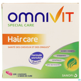 Omnivit cheveux/ haar comp 120