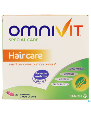 Omnivit cheveux/ haar comp 120