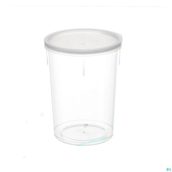 Pot urine + couvercle n/st 200ml    vf-med