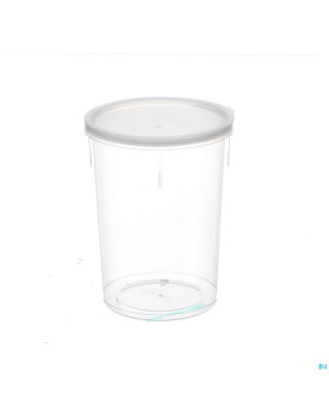 Pot urine + couvercle n/st 200ml    vf-med