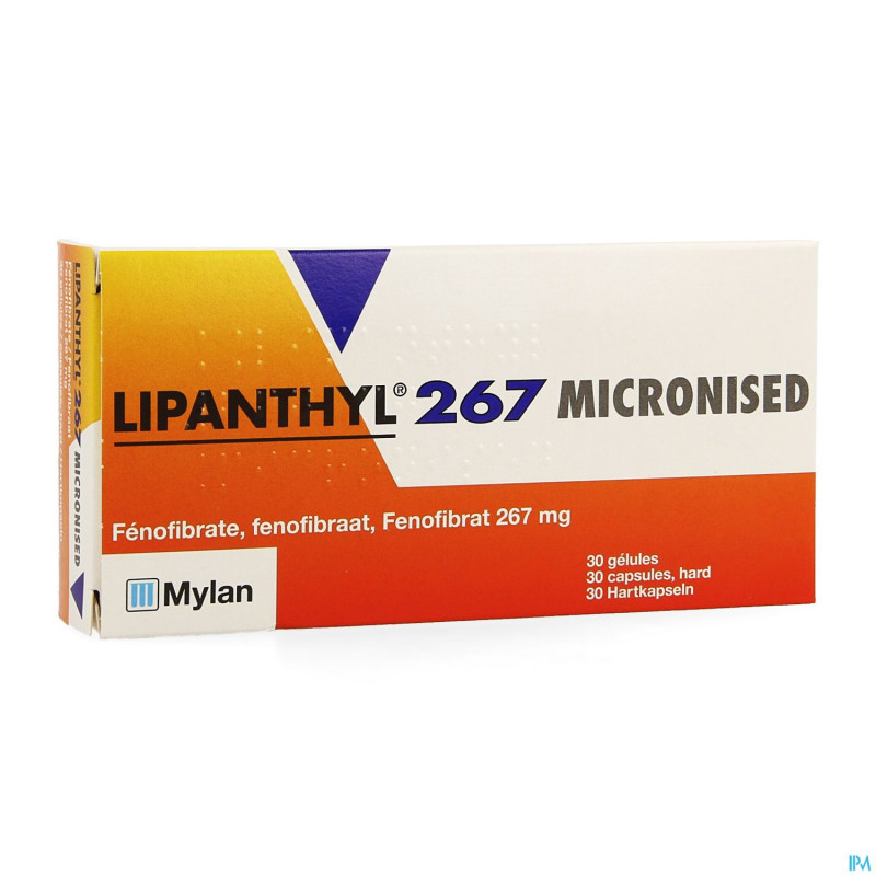 Lipanthyl 267 micron caps 30x267mg