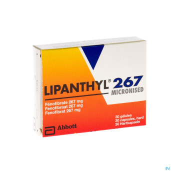 Lipanthyl 267 micron caps 30x267mg