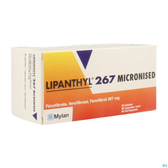 Lipanthyl 267 micron caps 90x267mg