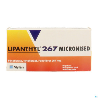 Lipanthyl 267 micron caps 90x267mg