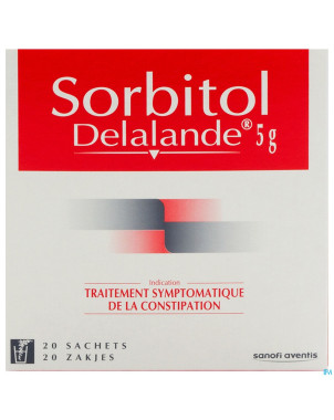 Sorbitol delalande sach 20x5g