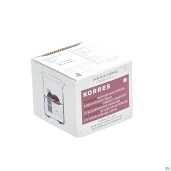 Korres kf creme hydra ip6 pn-ps rose sauvage  40ml