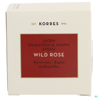 Korres kf creme hydra ip6 pn-ps rose sauvage  40ml