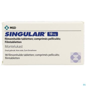 Singulair 10 mg comp pell 98