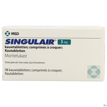 Singulair  5 mg comp a croquer 98
