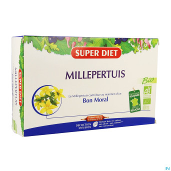 Superdiet millepertuis bio    amp 20x15ml