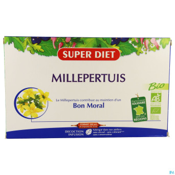 Superdiet millepertuis bio    amp 20x15ml