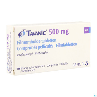 Tavanic 500 comp 10 x 500 mg