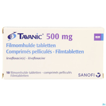 Tavanic 500 comp 10 x 500 mg
