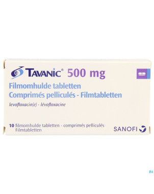 Tavanic 500 comp 10 x 500 mg