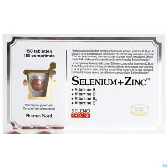 Selenium+zinc    comp 150