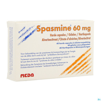 Spasmine caps 40 x 60 mg