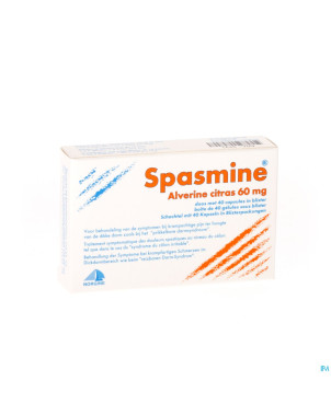 Spasmine caps 40 x 60 mg