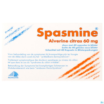 Spasmine caps 40 x 60 mg