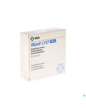 Maxalt lyo tabl  3 x 10mg