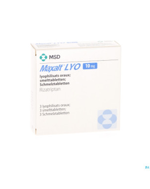 Maxalt lyo tabl  3 x 10mg
