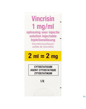 Vincrisin 1mg/ml sol inj fl inj 1 x 2ml