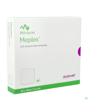 Mepilex pans mousse sil abs ster 10x10cm  5 294100
