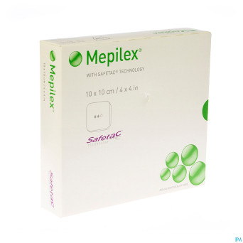 Mepilex pans mousse sil abs ster 10x10cm  5 294100