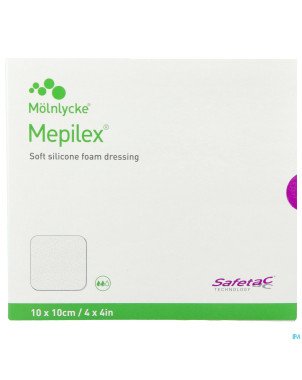 Mepilex pans mousse sil abs ster 10x10cm  5 294100