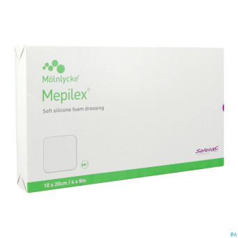Mepilex pans mousse sil abs ster 10x20cm  5 294200