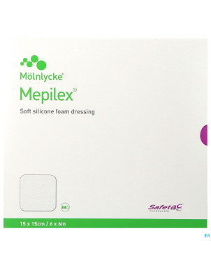 Mepilex pans mousse sil abs ster 15x15cm  5 294300