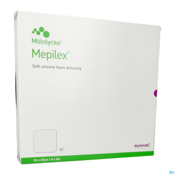 Mepilex pans mousse sil abs ster 20x20cm  5 294400