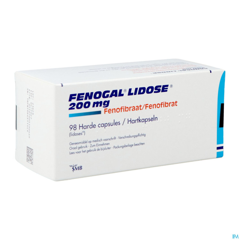 Fenogal lidose caps 98 x 200 mg
