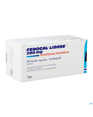 Fenogal lidose caps 98 x 200 mg