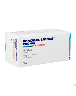 Fenogal lidose caps 98 x 200 mg