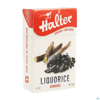 Halter bonbon reglisse ss    40g